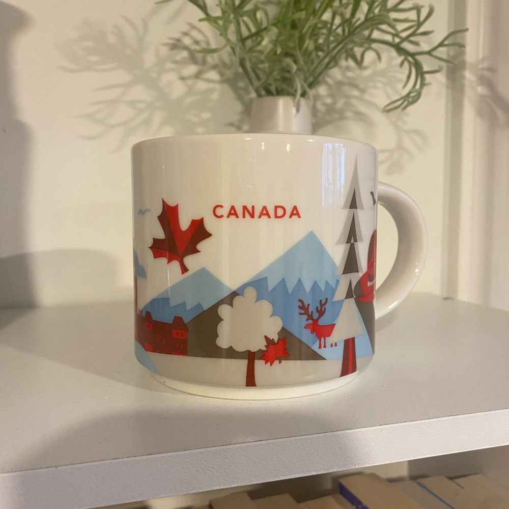 Starbucks You Are Here Canada Mug 14oz YAH Retired Collector